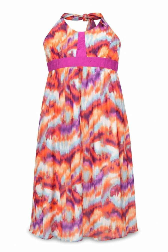Et Vous Women’s Multicoloured Size 20 Halter Midi Dress