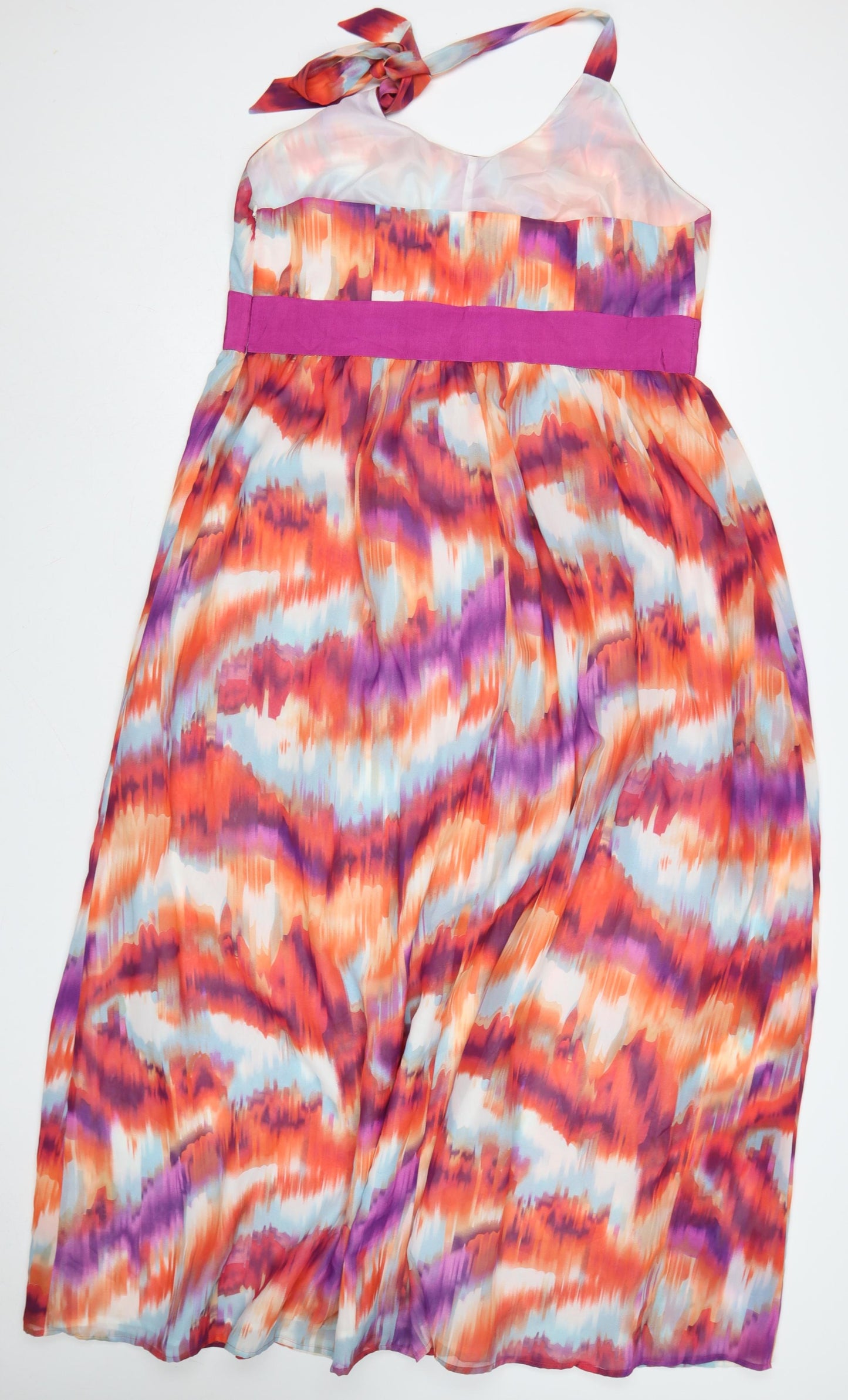 Et Vous Women’s Multicoloured Size 20 Halter Midi Dress