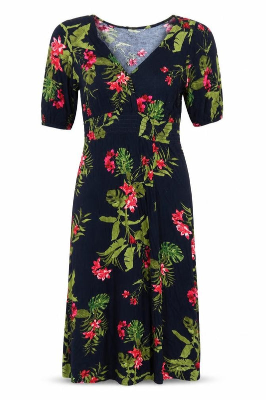 Roman Women’s Multicoloured Floral Midi Fit & Flare Dress Size 12