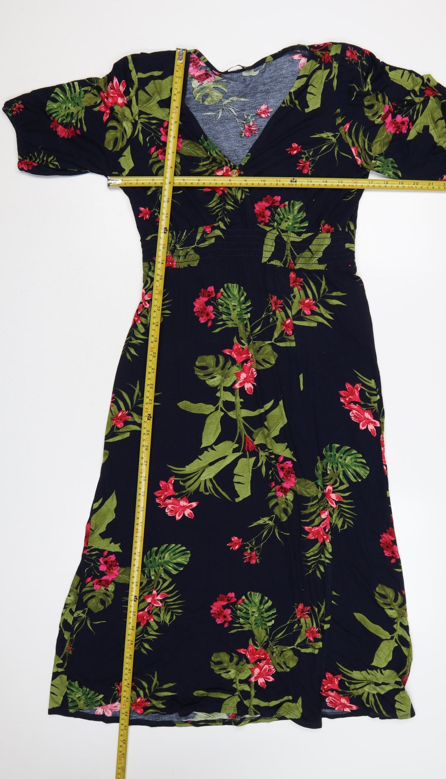 Roman Women’s Multicoloured Floral Midi Fit & Flare Dress Size 12