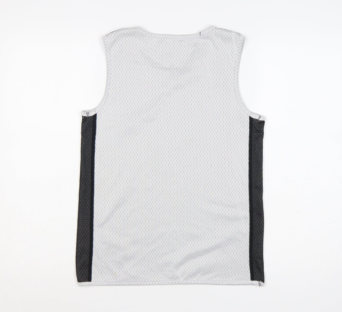 National Basketball League Boys Grey Mesh Basketball Tank Top Size 14 Years