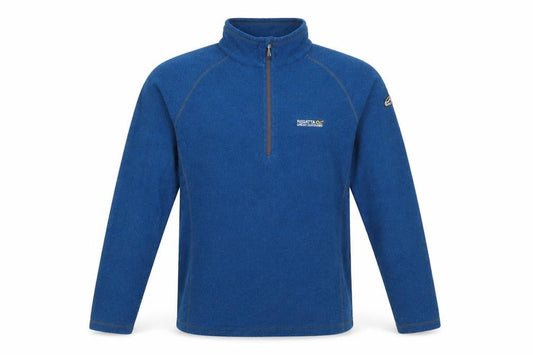 Regatta Men's Blue 1/4 Zip Fleece Pullover Sweatshirt L