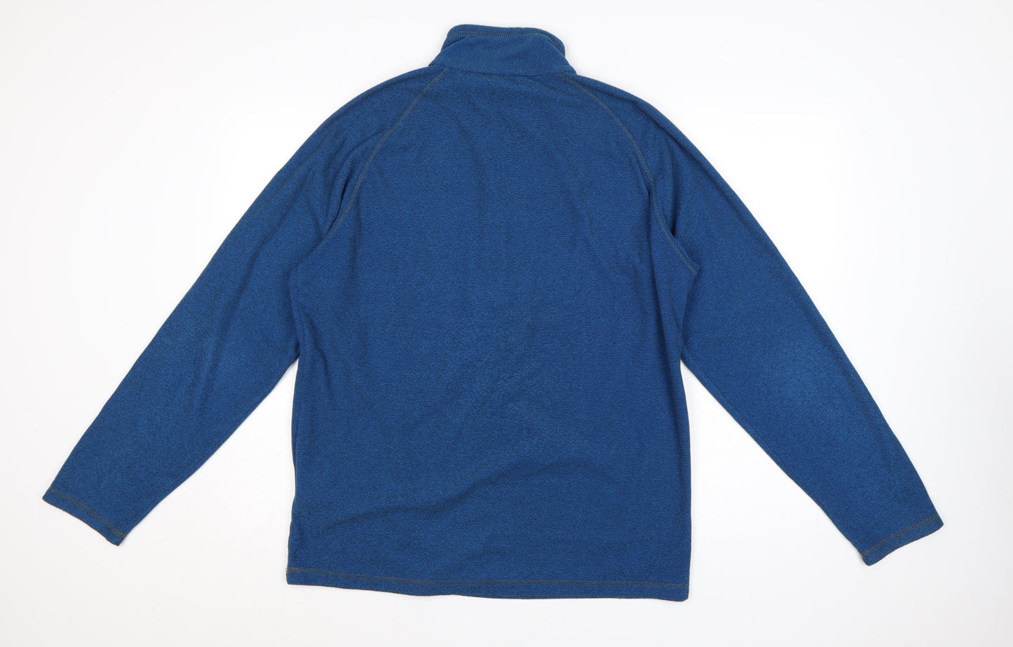 Regatta Men's Blue 1/4 Zip Fleece Pullover Sweatshirt L