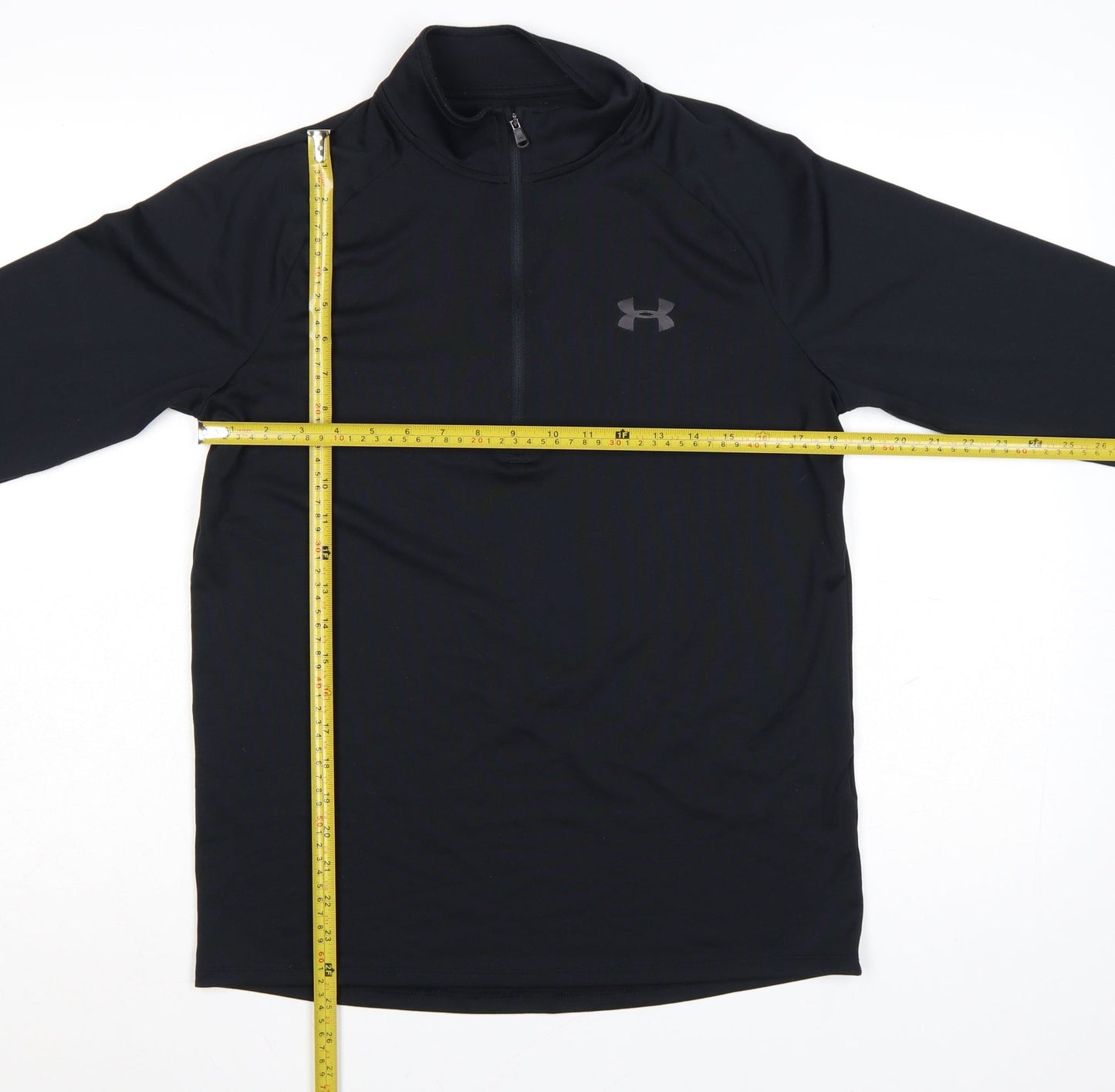 Under Armour Men's Black Small 1/4 Zip Pullover Sweatshirt