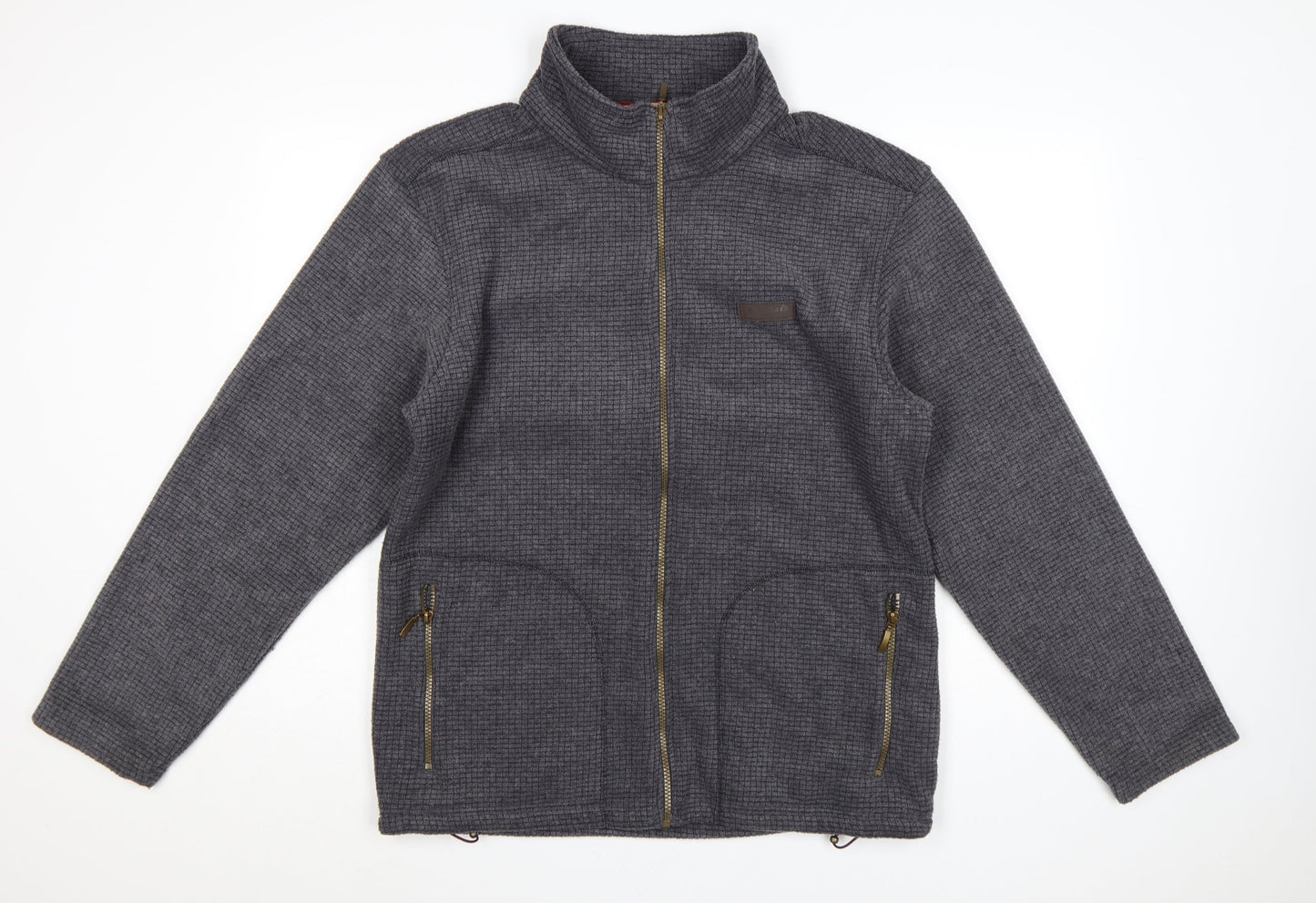 Regatta Mens Grey Full Zip Fleece Outdoor Jacket Size L
