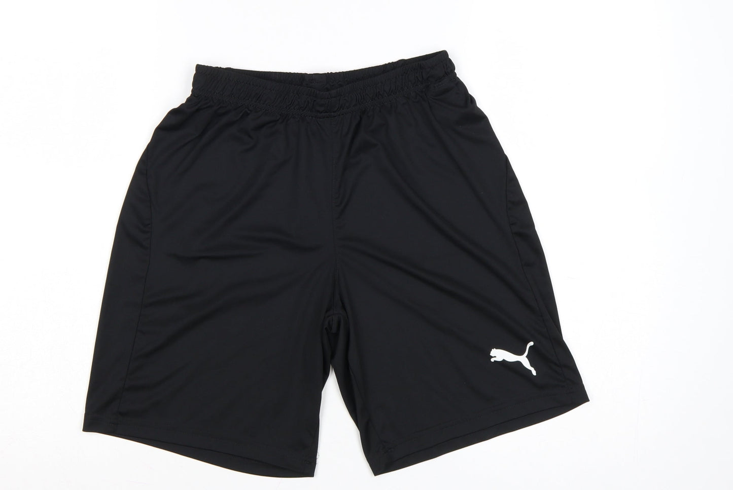 Puma Men's Black S Athletic Training Shorts Quick Dry Polyester