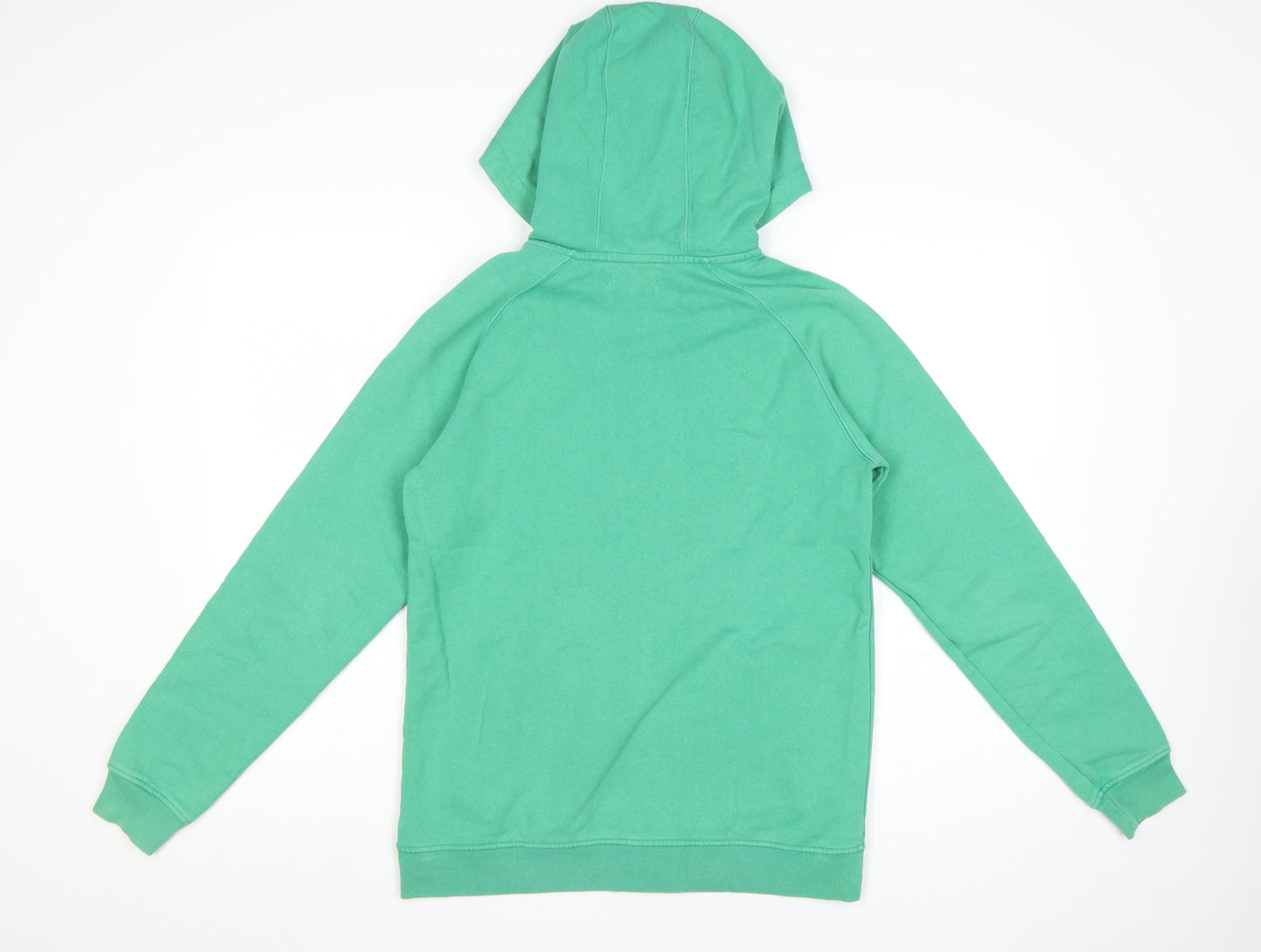 Howies Womens Green Full Zip Hoodie Size 10 Cotton Casual