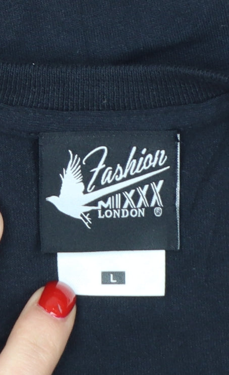 Fashion Mixxx London Men's Black Hard Rock Cafe Graphic T-Shirt L