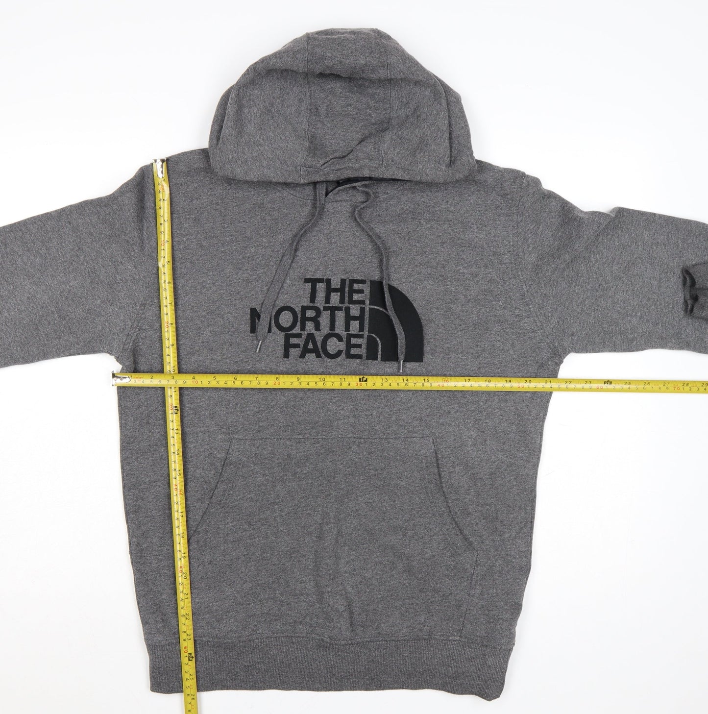 The North Face Mens Grey Pullover Hoodie Size M Regular Fit