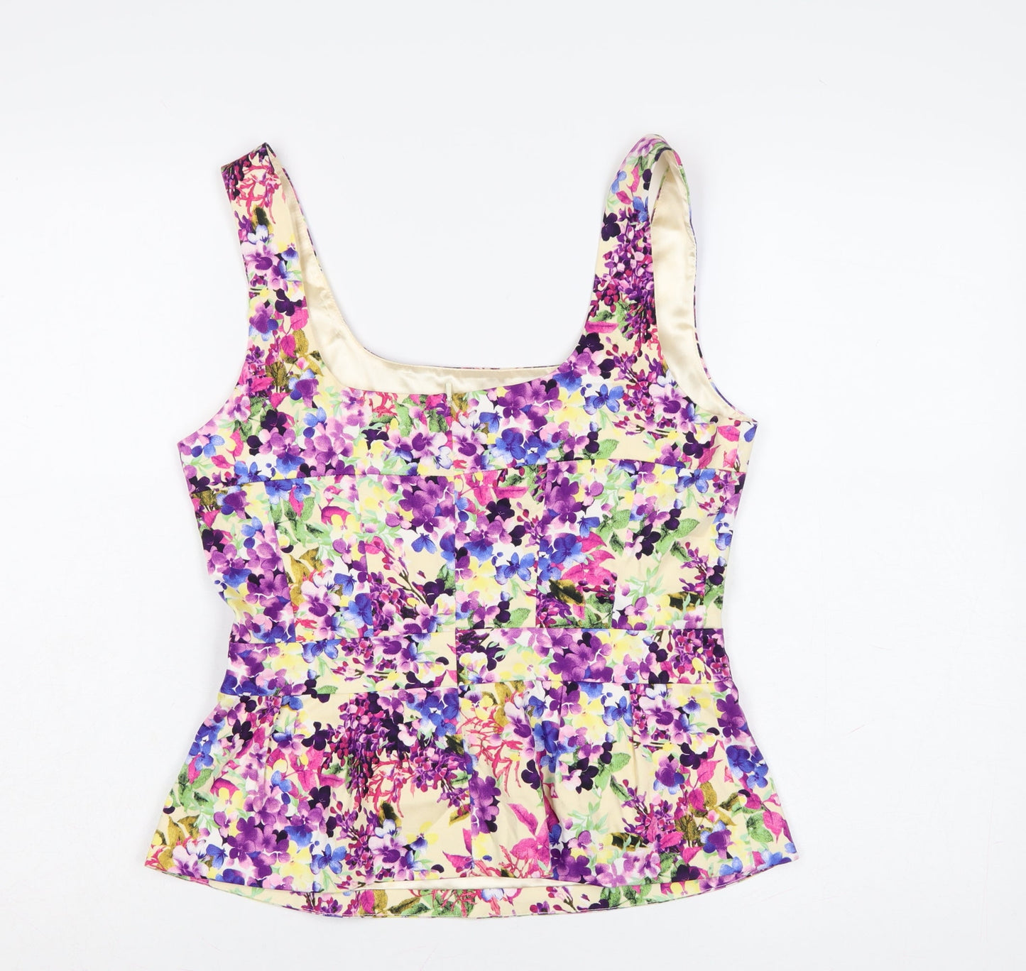 Oasis Women’s Multicoloured Floral Camisole Top Size 12