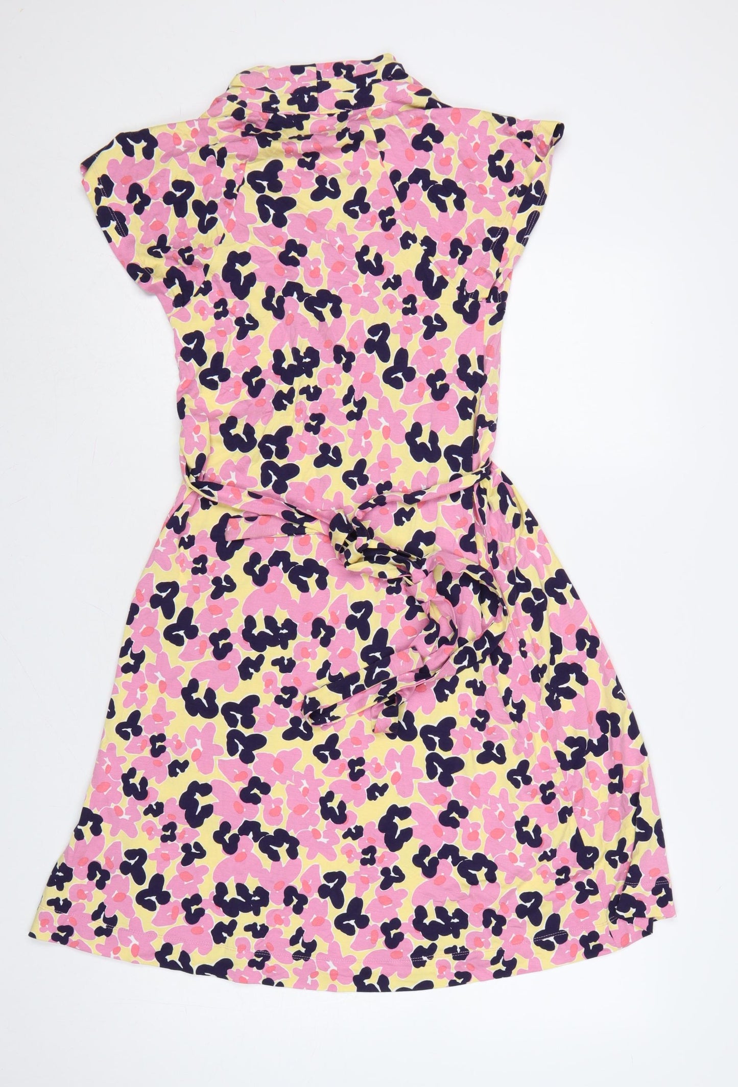French Connection Women's Multicoloured Wrap Dress Size 6