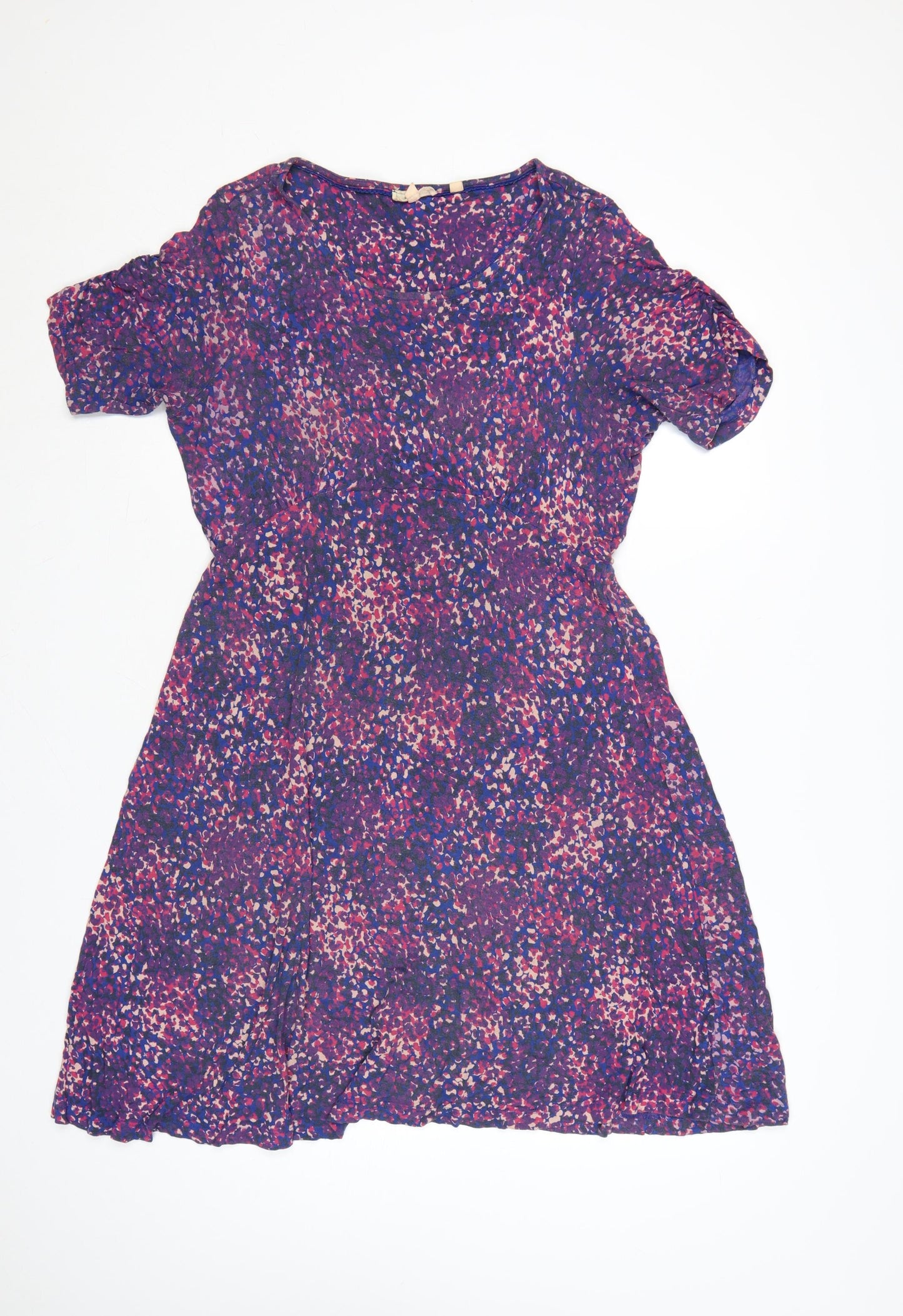 Fat Face Women's Multicoloured Size 12 A-Line Knee Length Dress