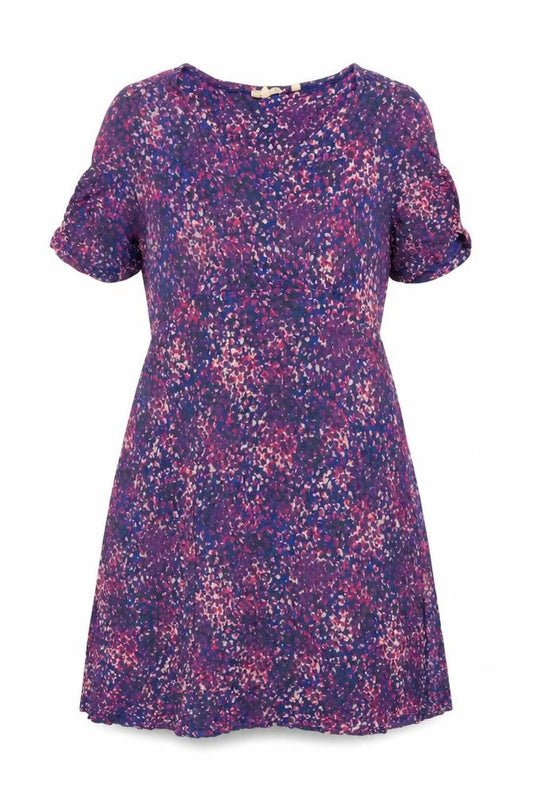 Fat Face Women's Multicoloured Size 12 A-Line Knee Length Dress