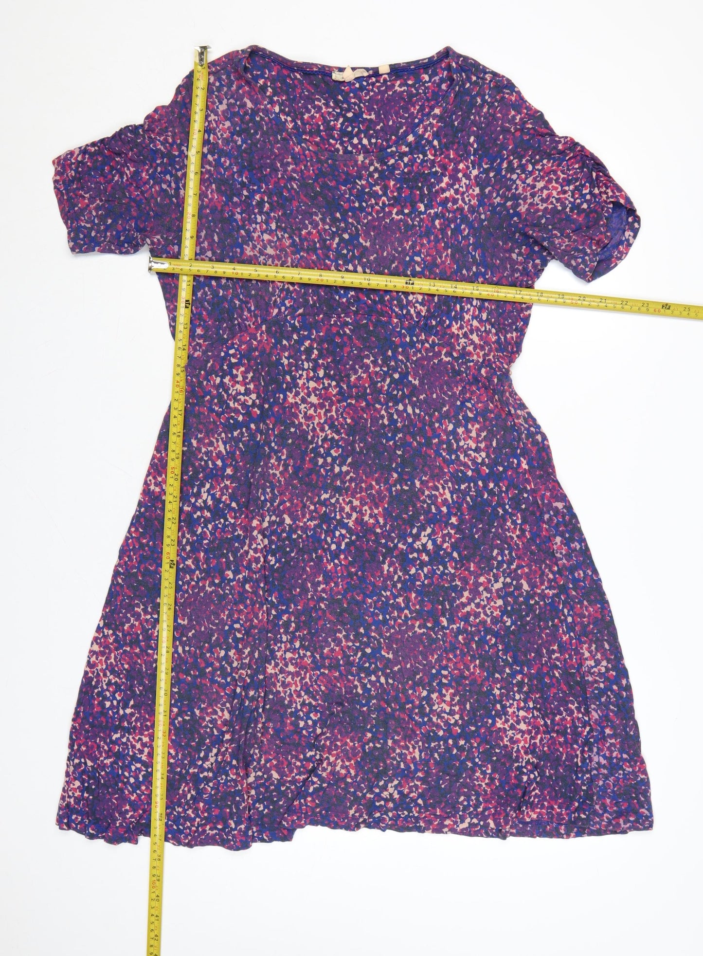 Fat Face Women's Multicoloured Size 12 A-Line Knee Length Dress