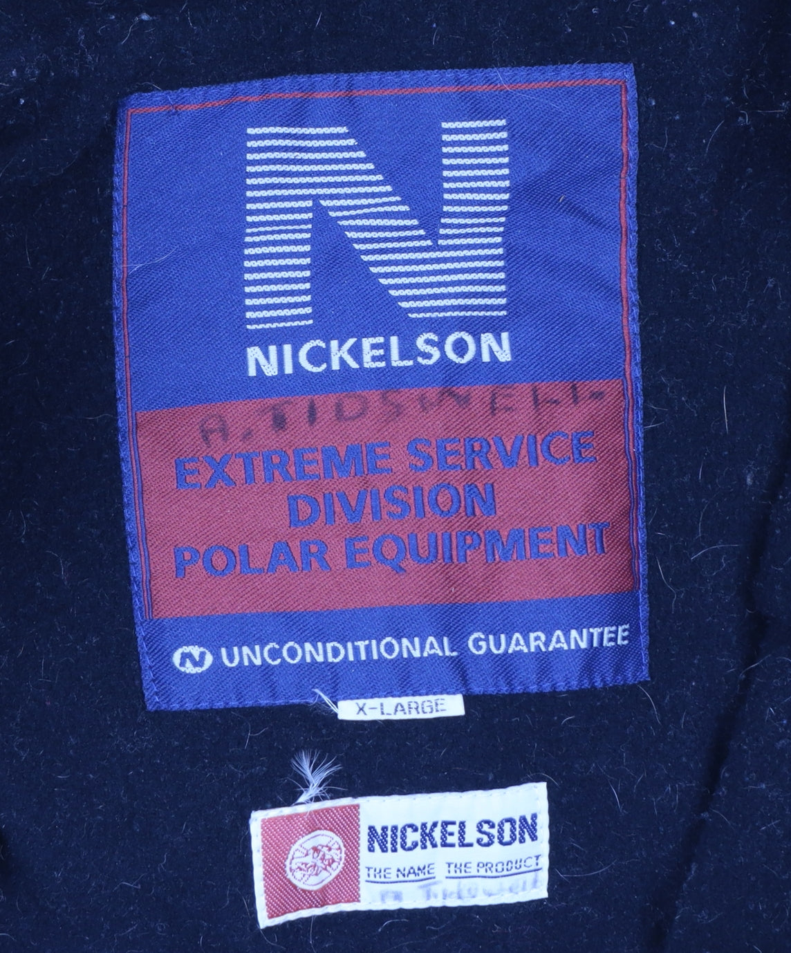Nickelson Men's Yellow XL Hooded Puffer Jacket Windproof