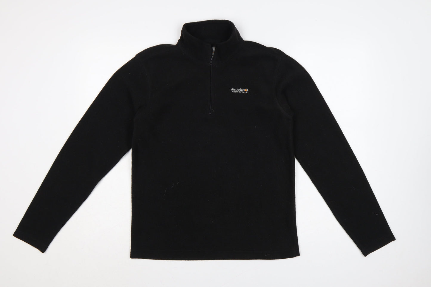 Regatta Men's Black Fleece 1/2 Zip Pullover Sweatshirt Size S