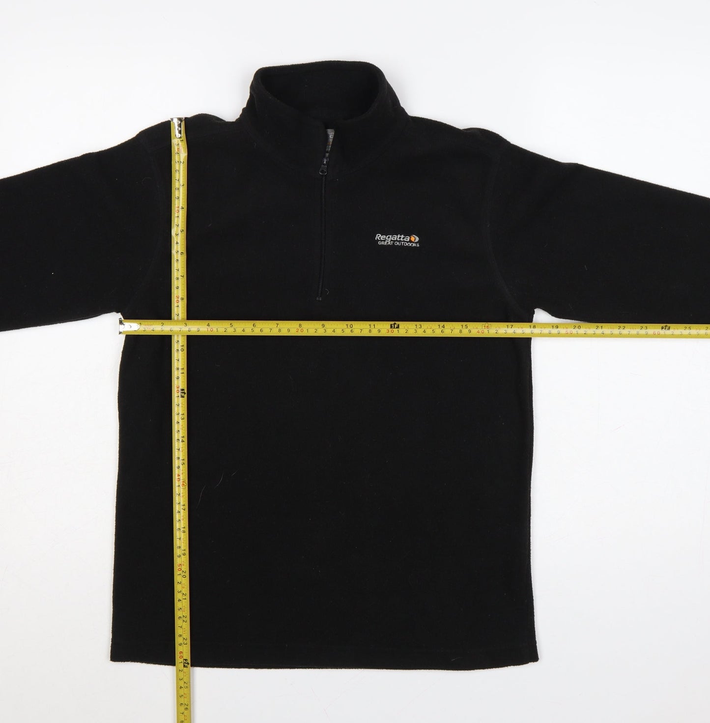 Regatta Men's Black Fleece 1/2 Zip Pullover Sweatshirt Size S