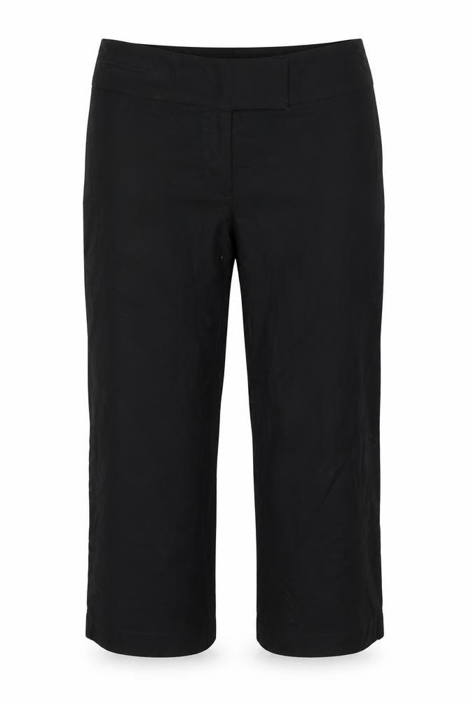 Linea Women’s Black Wool Cropped Trousers Size 10