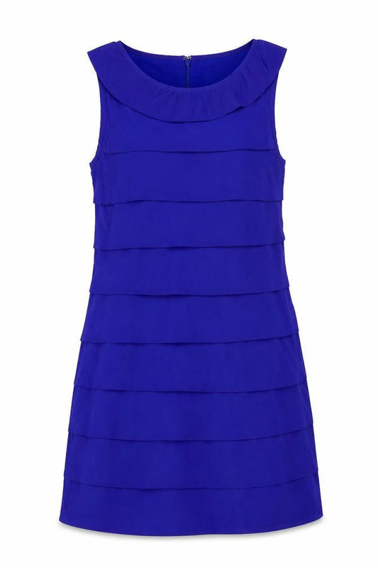 New Look Women Blue Size 14 Sleeveless Shift Dress