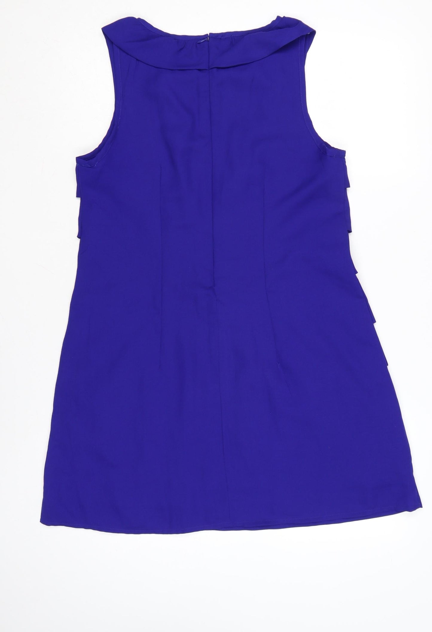 New Look Women Blue Size 14 Sleeveless Shift Dress