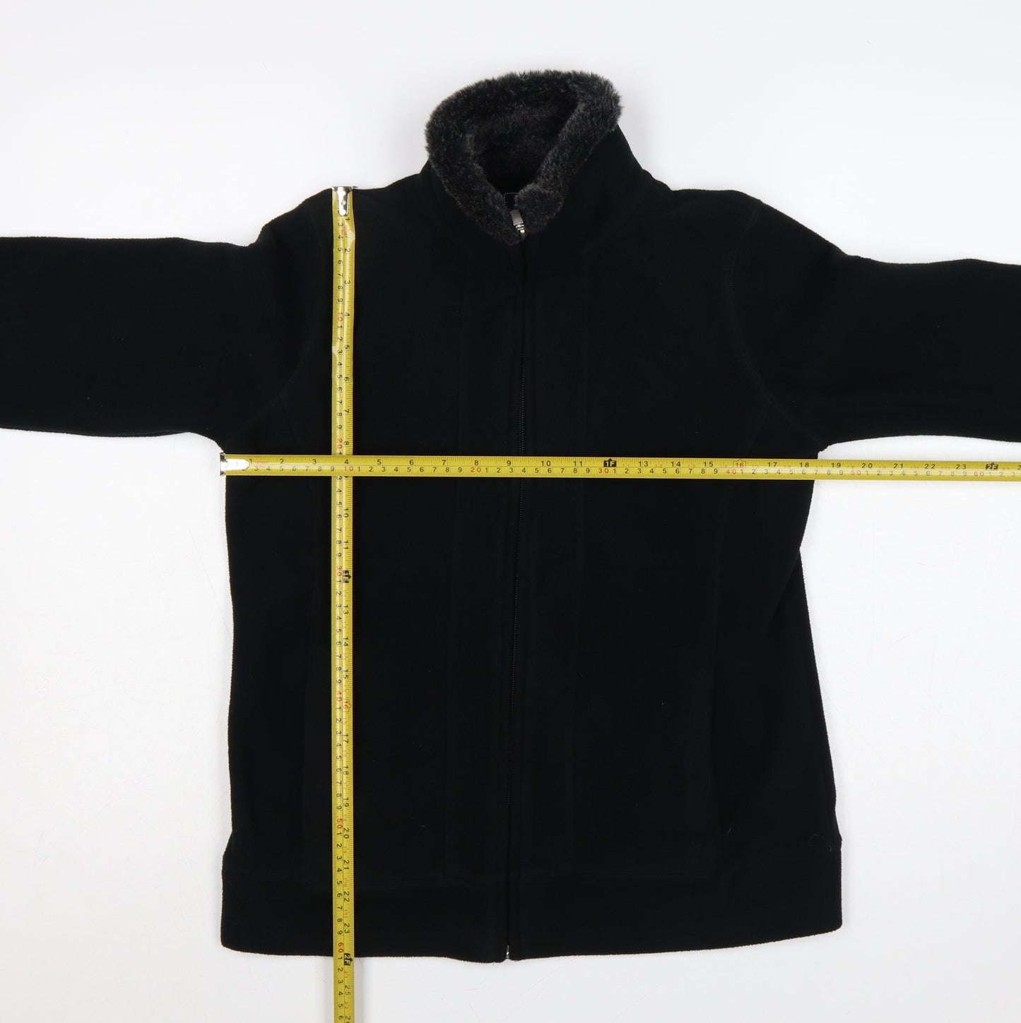 Maine New England Women's Black Fleece Jacket Size 10