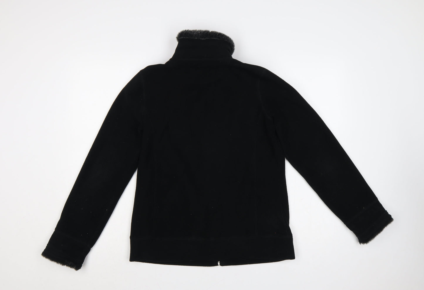 Maine New England Women's Black Fleece Jacket Size 10