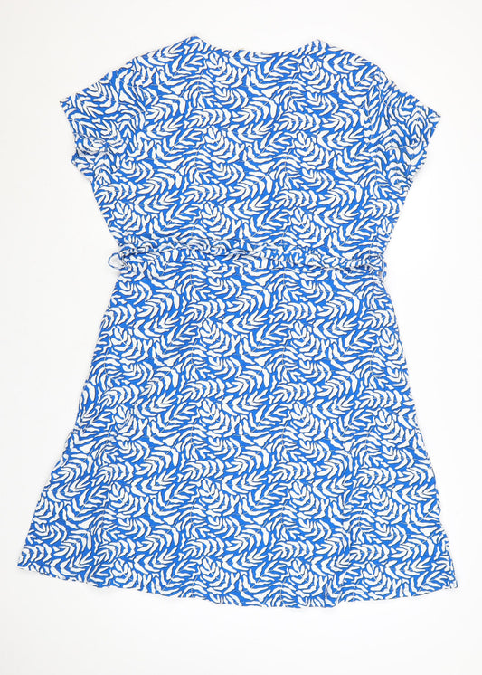 Mountain Warehouse Women’s Blue Wrap Jersey Dress UK 18 Summer UV Protective