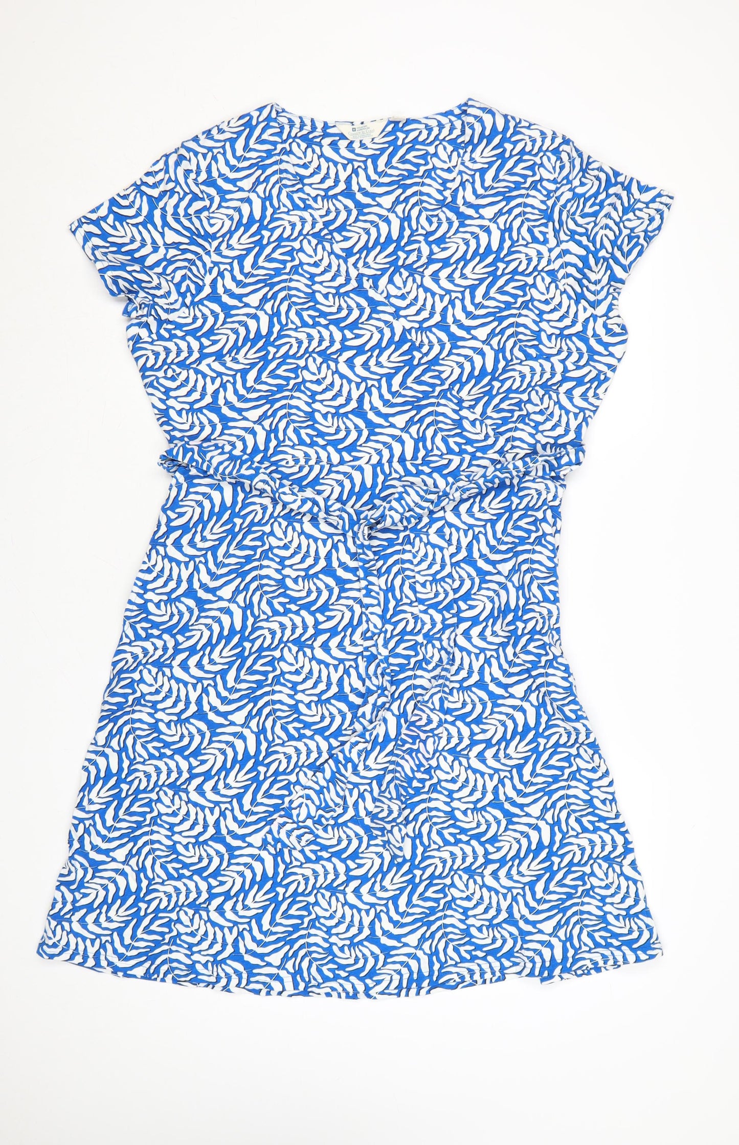 Mountain Warehouse Women’s Blue Wrap Jersey Dress UK 18 Summer UV Protective