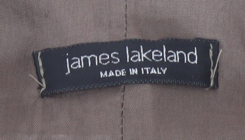 James Lakeland Women Beige UK 8 Sheath Animal Print Dress