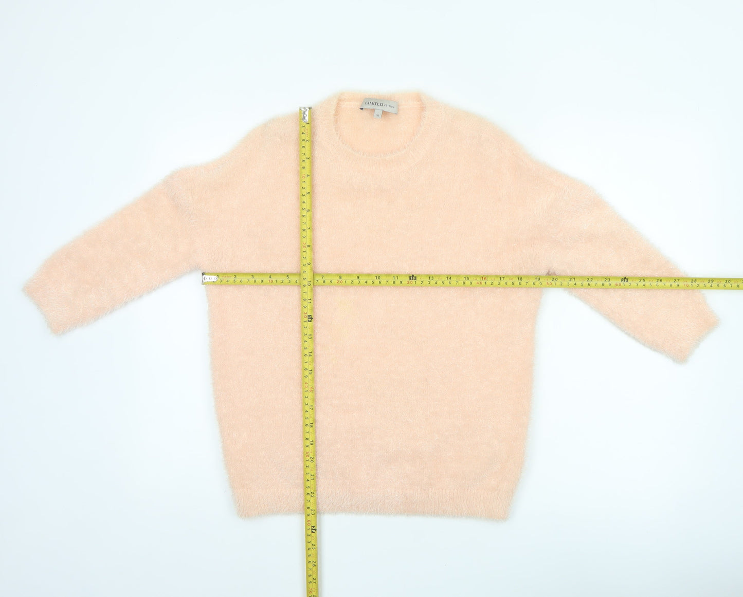 M&S Limited Edition Women’s Pink Glitter Fluffy Knit Jumper UK 10