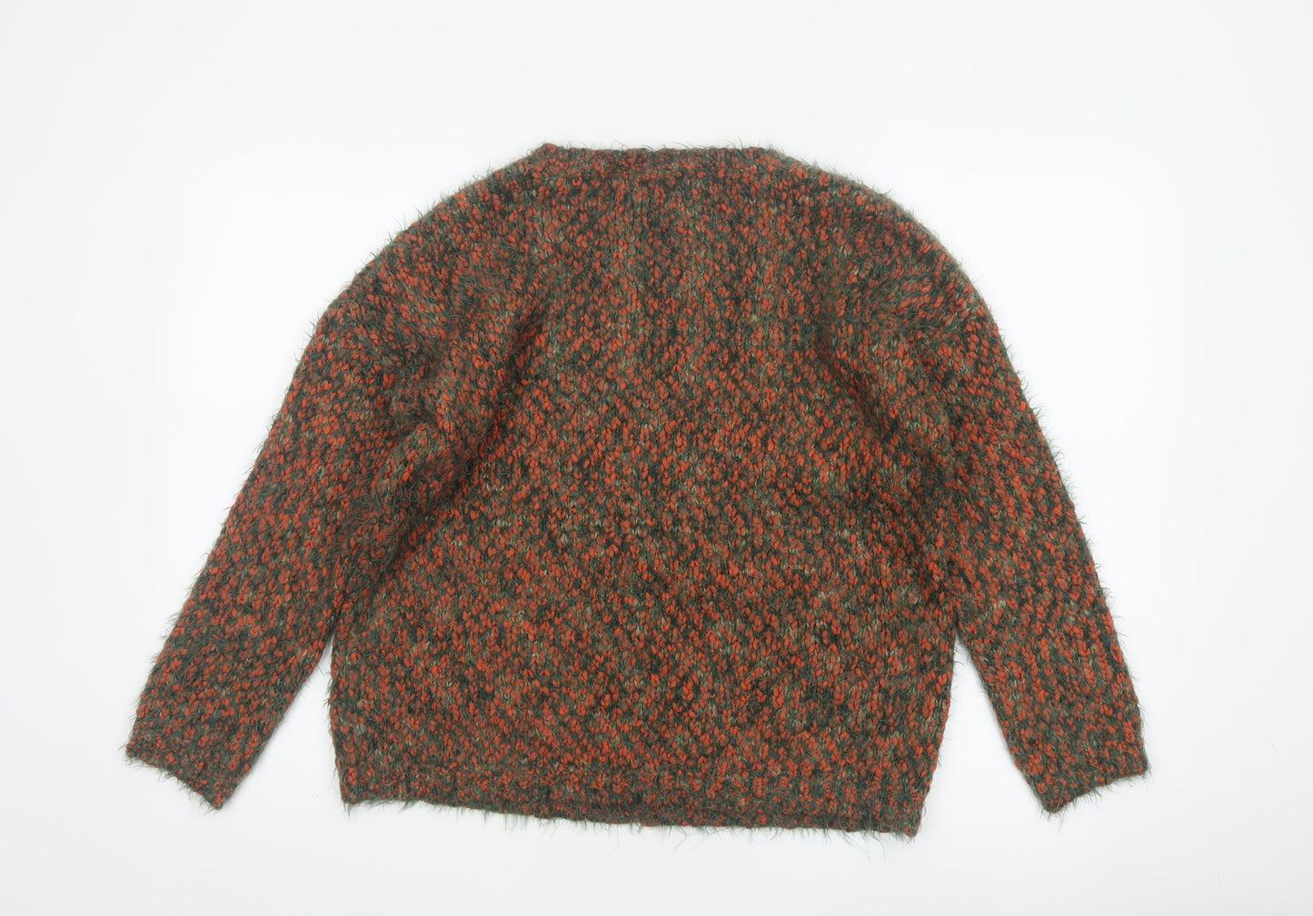 Tu Women’s Multicoloured Chunky Knit Pullover Jumper Size 14