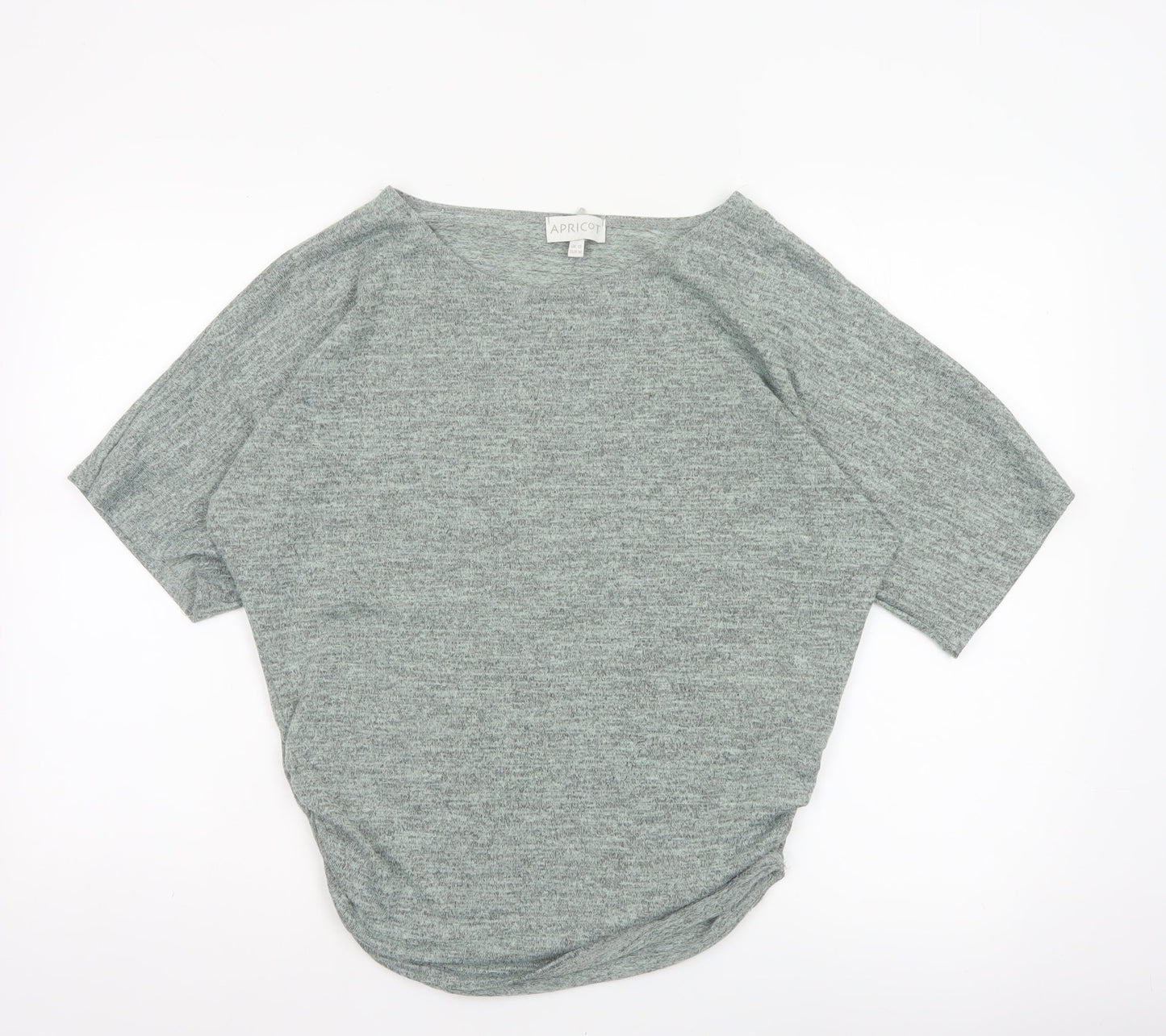 Apricot Women's Grey UK 12 Relaxed Dolman Sleeve Jersey T-Shirt