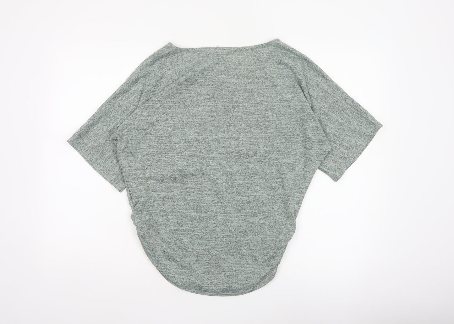 Apricot Women's Grey UK 12 Relaxed Dolman Sleeve Jersey T-Shirt
