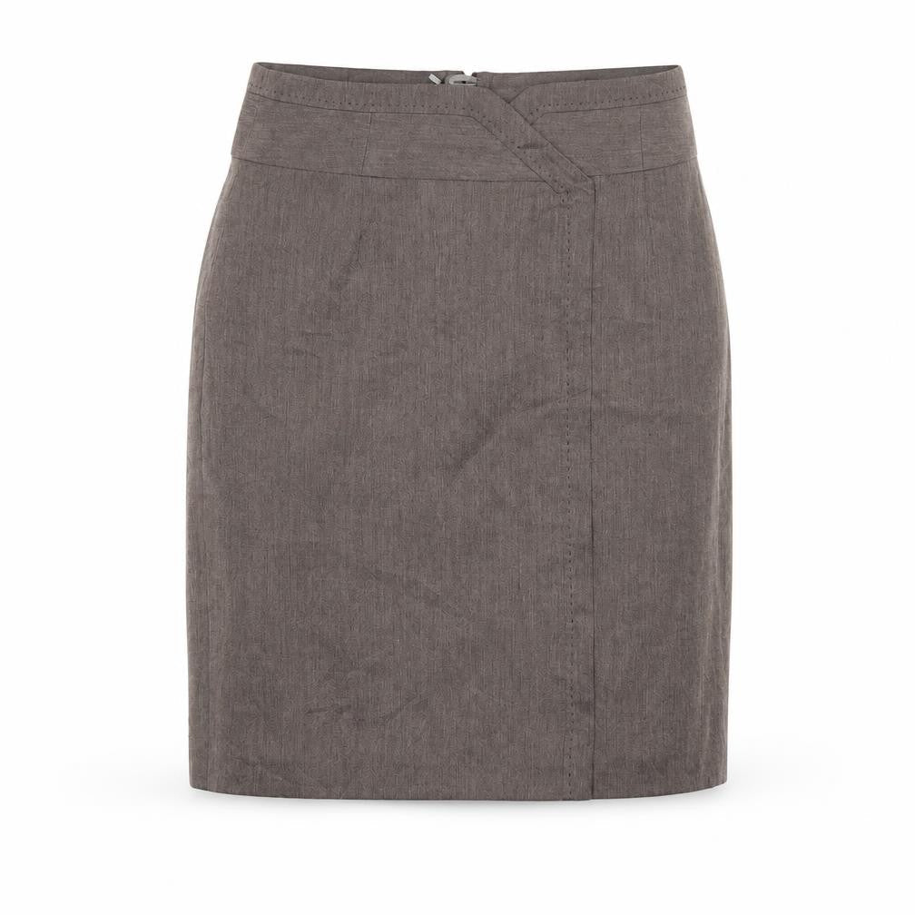 Next Women’s Brown UK 14 Knee Length Pencil Skirt Lined Zip