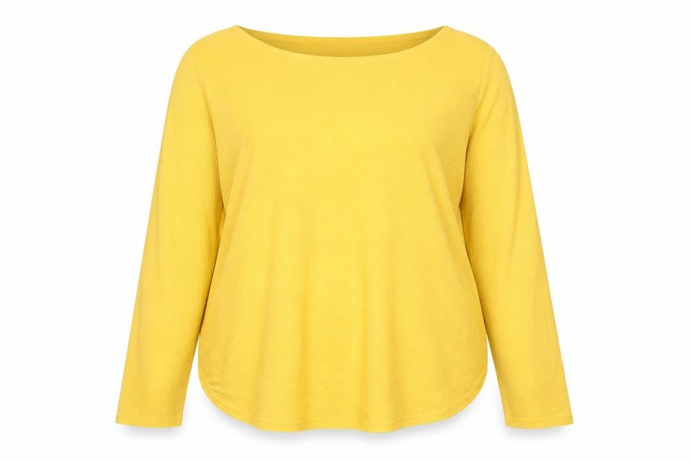 John Lewis & Partners Women Yellow Size 18 Cotton Knit Pullover Jumper