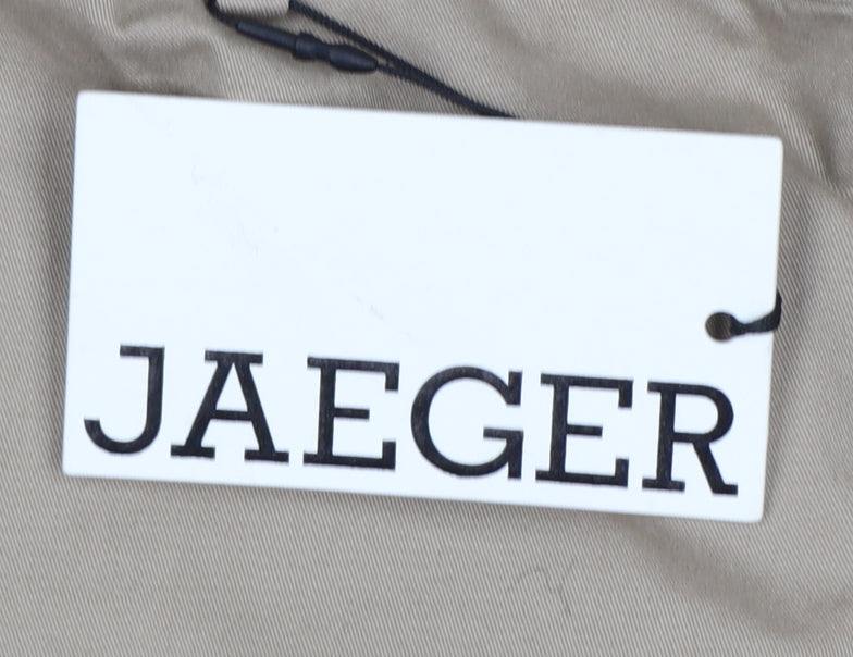 Jaeger Men’s Beige 42in Regular Tapered Stretch Chino Trousers NWT