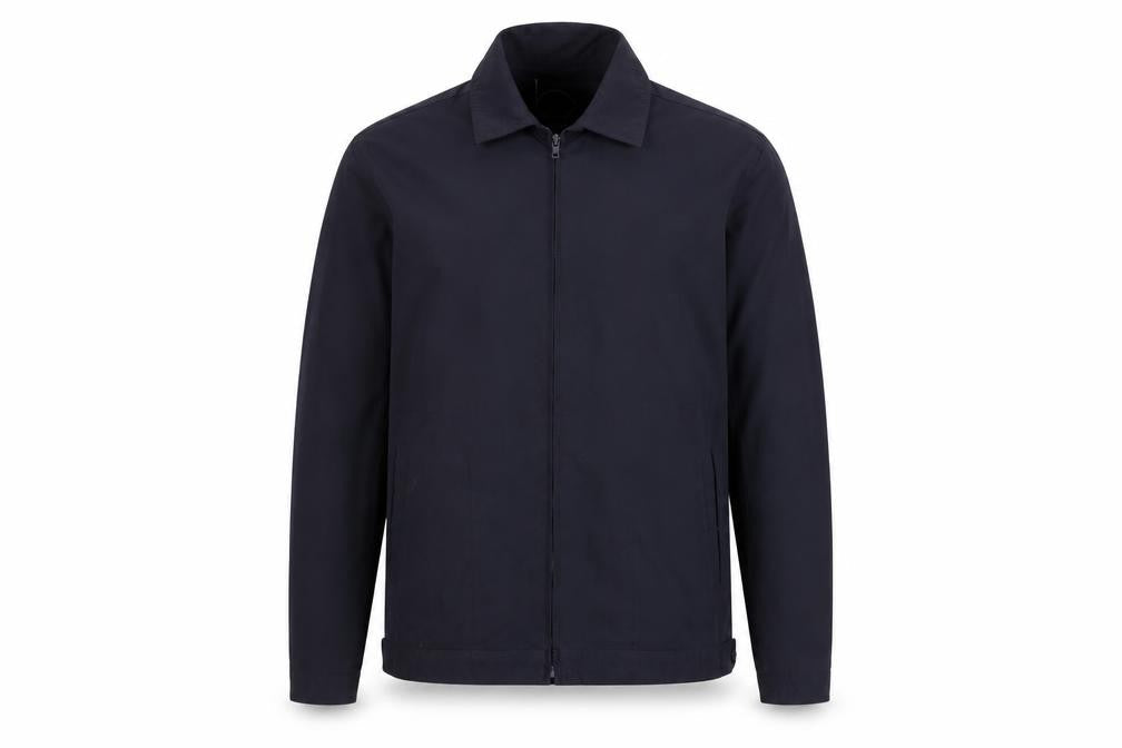 Brook Taverner Men’s Black 44 Regular Full Zip Collared Jacket