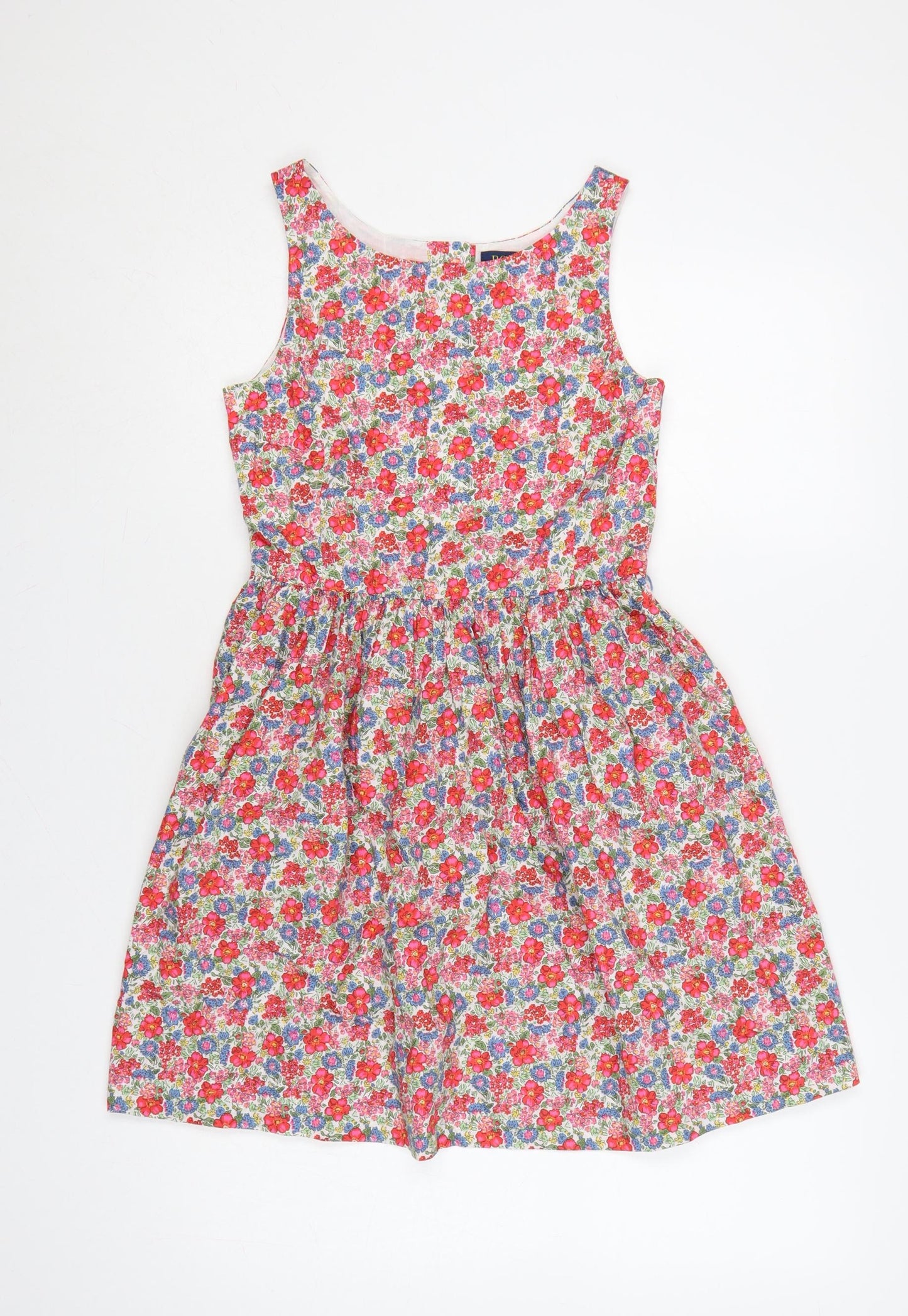 Polo Ralph Lauren Girls Multicoloured Floral Fit & Flare Dress 14 Years
