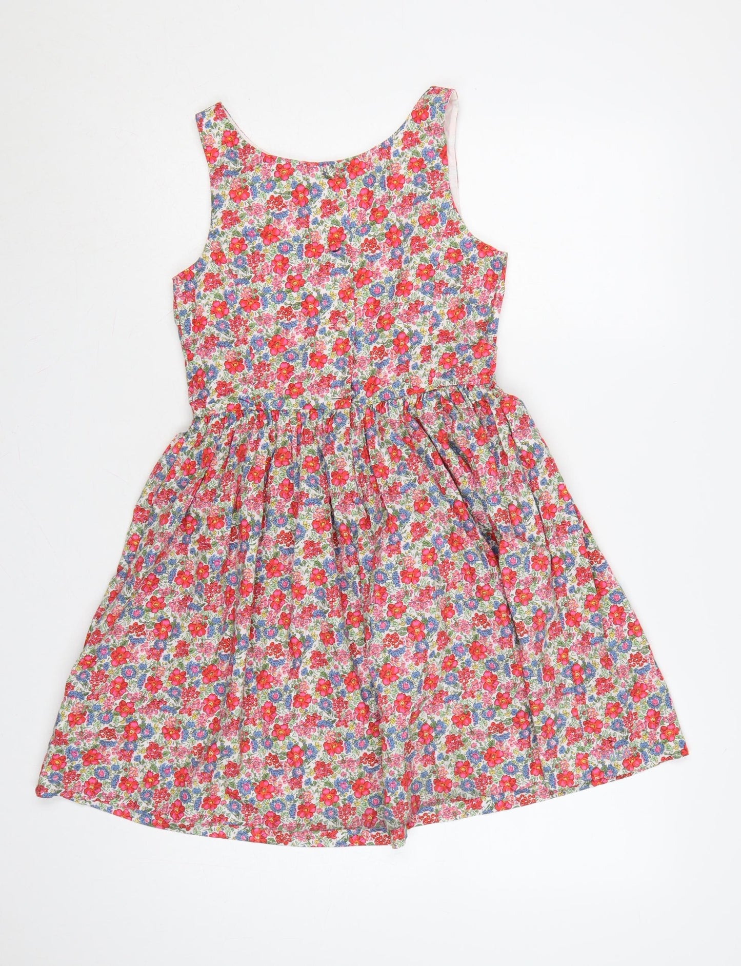 Polo Ralph Lauren Girls Multicoloured Floral Fit & Flare Dress 14 Years