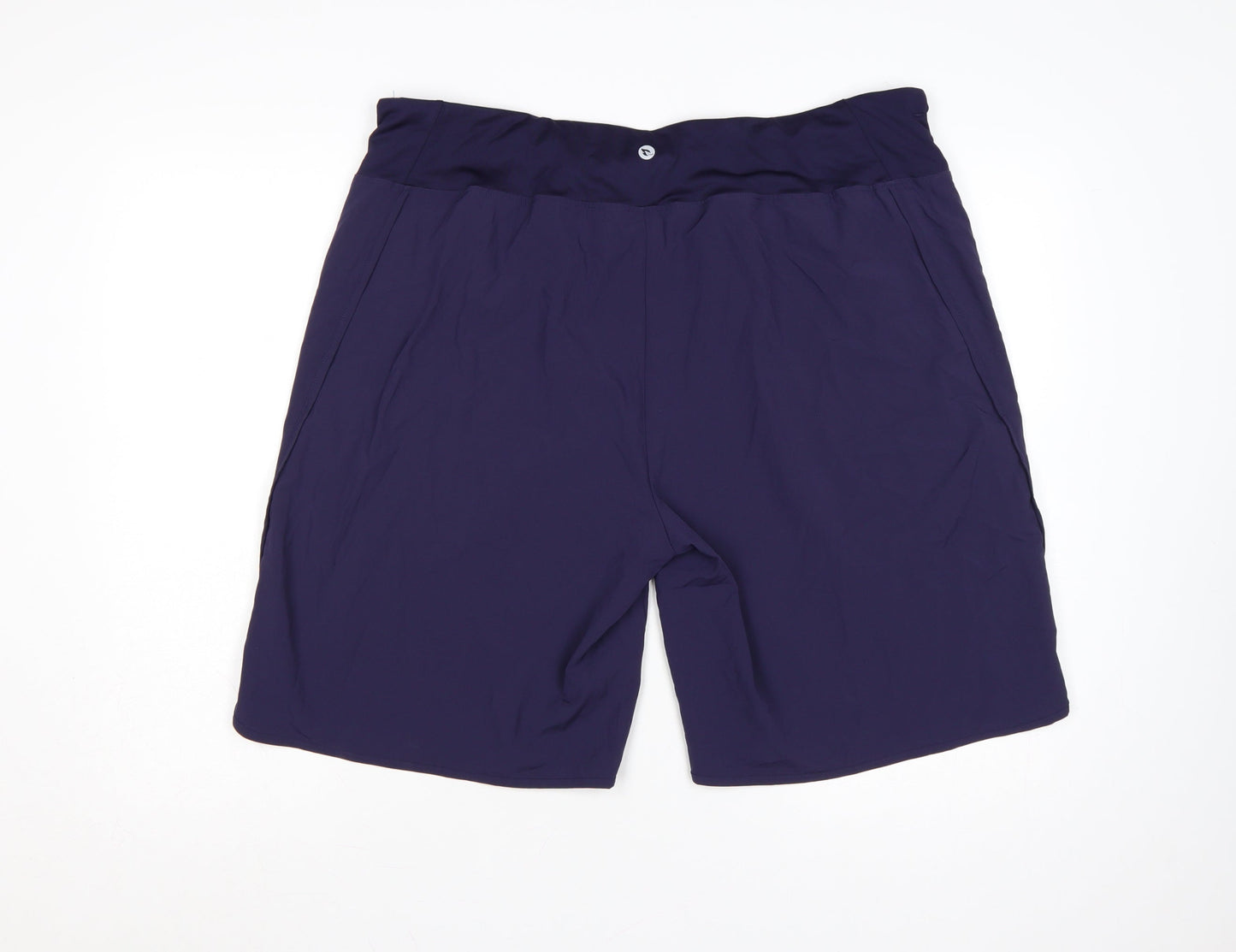 Baleaf Unisex Adults Blue 2XL Athletic Running Shorts Zip Pockets
