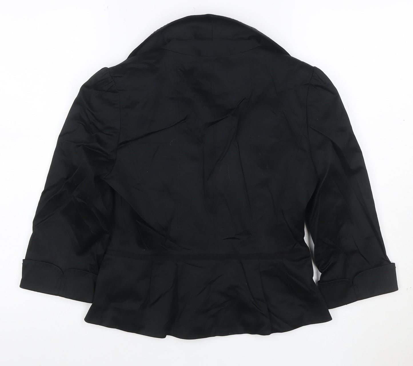 Coast Women’s Black Size 8 Tailored Single-Breasted Blazer Jacket