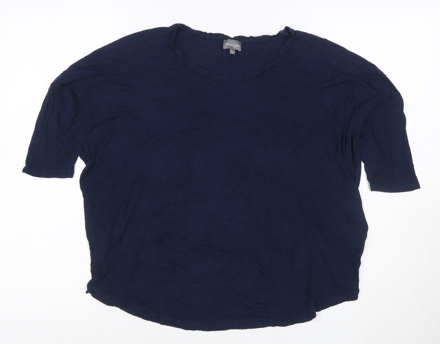 Phase Eight Women’s Blue Size 10 Basic Stretch Jersey T-Shirt