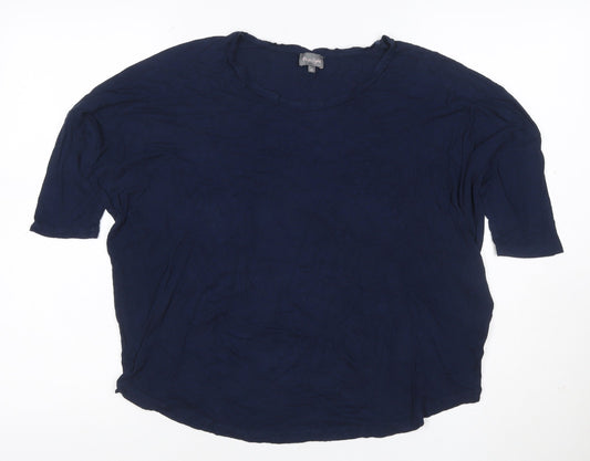 Phase Eight Women’s Blue Size 10 Basic Stretch Jersey T-Shirt