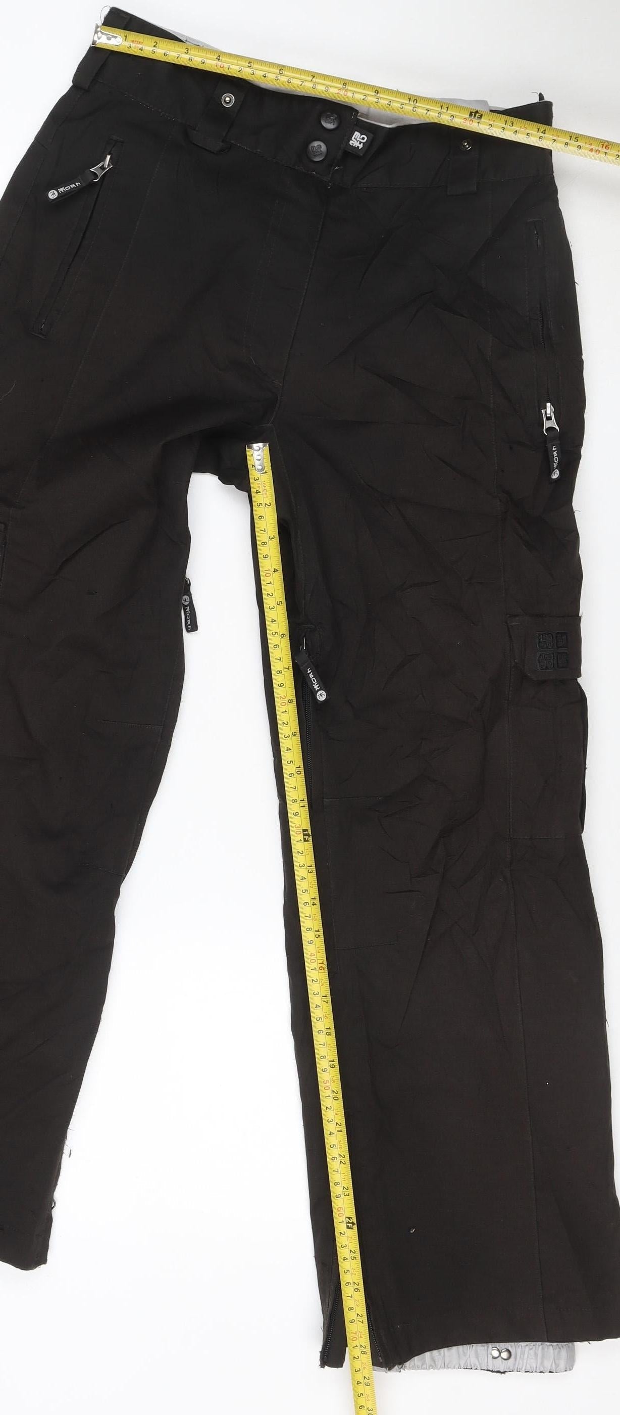 686 Women’s Black Size 10 Waterproof Insulated Snow Ski Pants