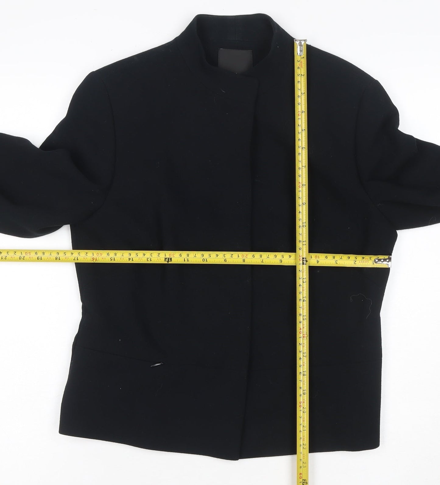 Hyphen Women’s Black Size 10 Tailored Lined Suit Jacket Blazer