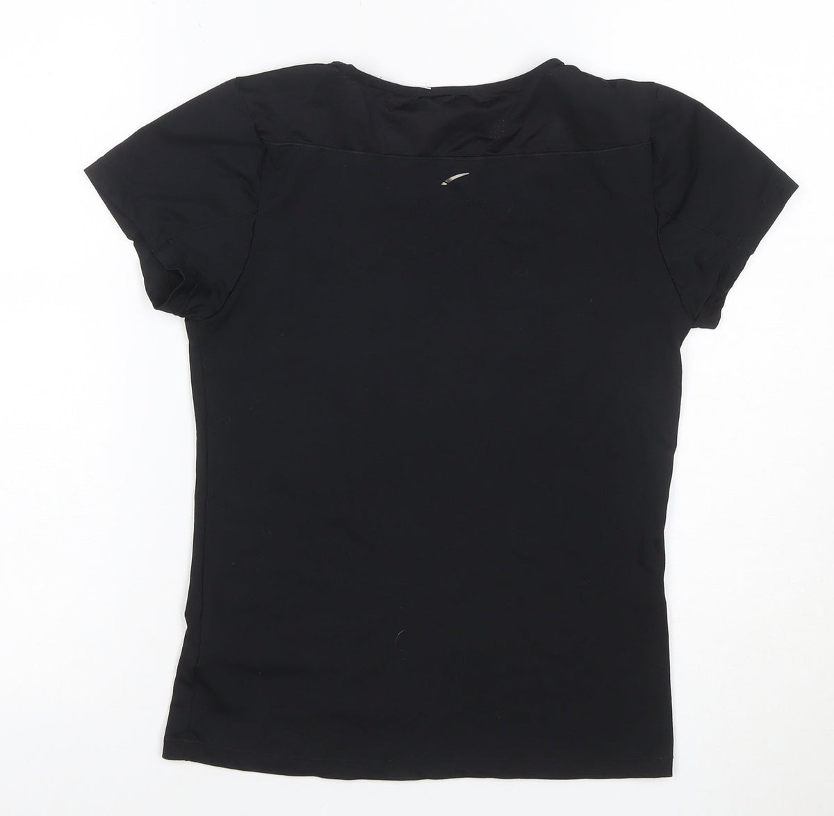 LA Gear Women Black UK 12 Athletic V-Neck Short Sleeve T-Shirt