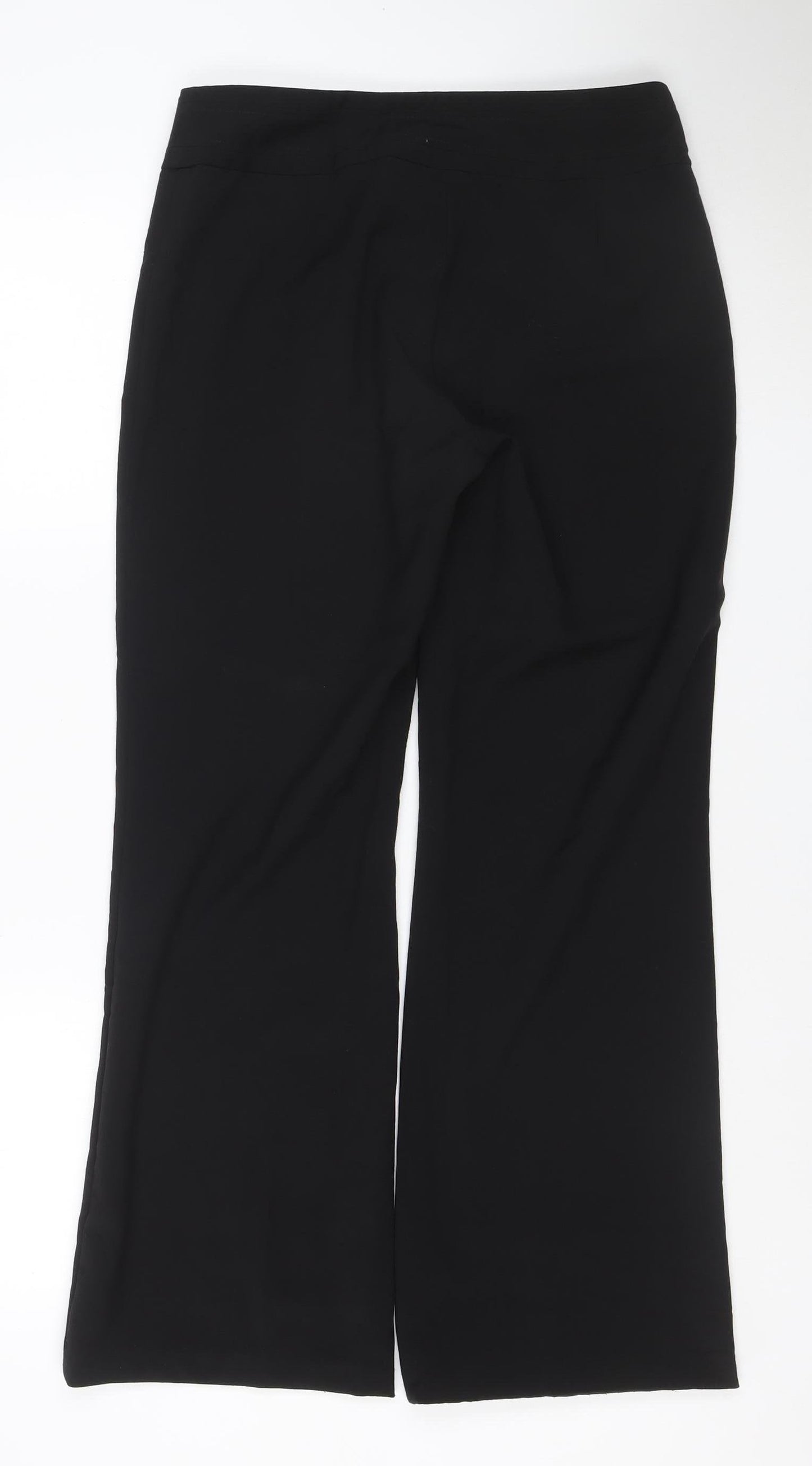 Collection Debenhams Women’s Black Size 10 Wide Leg Dress Trousers