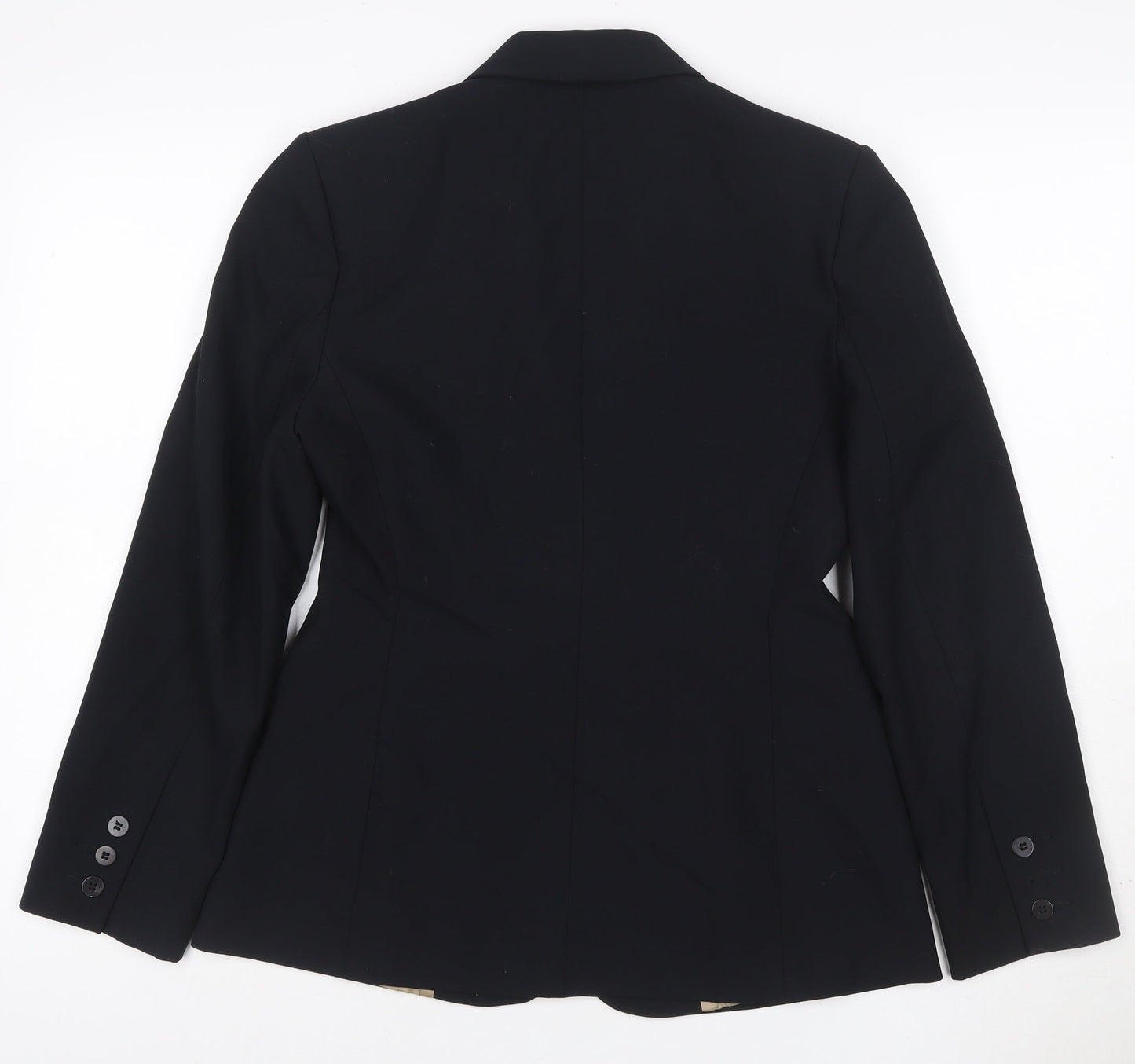 Principles Petite Women Black UK 10 Two Button Tailored Blazer Jacket