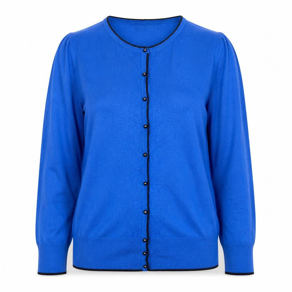 Marks & Spencer Women’s Blue UK 16 Round Neck Button Cardigan