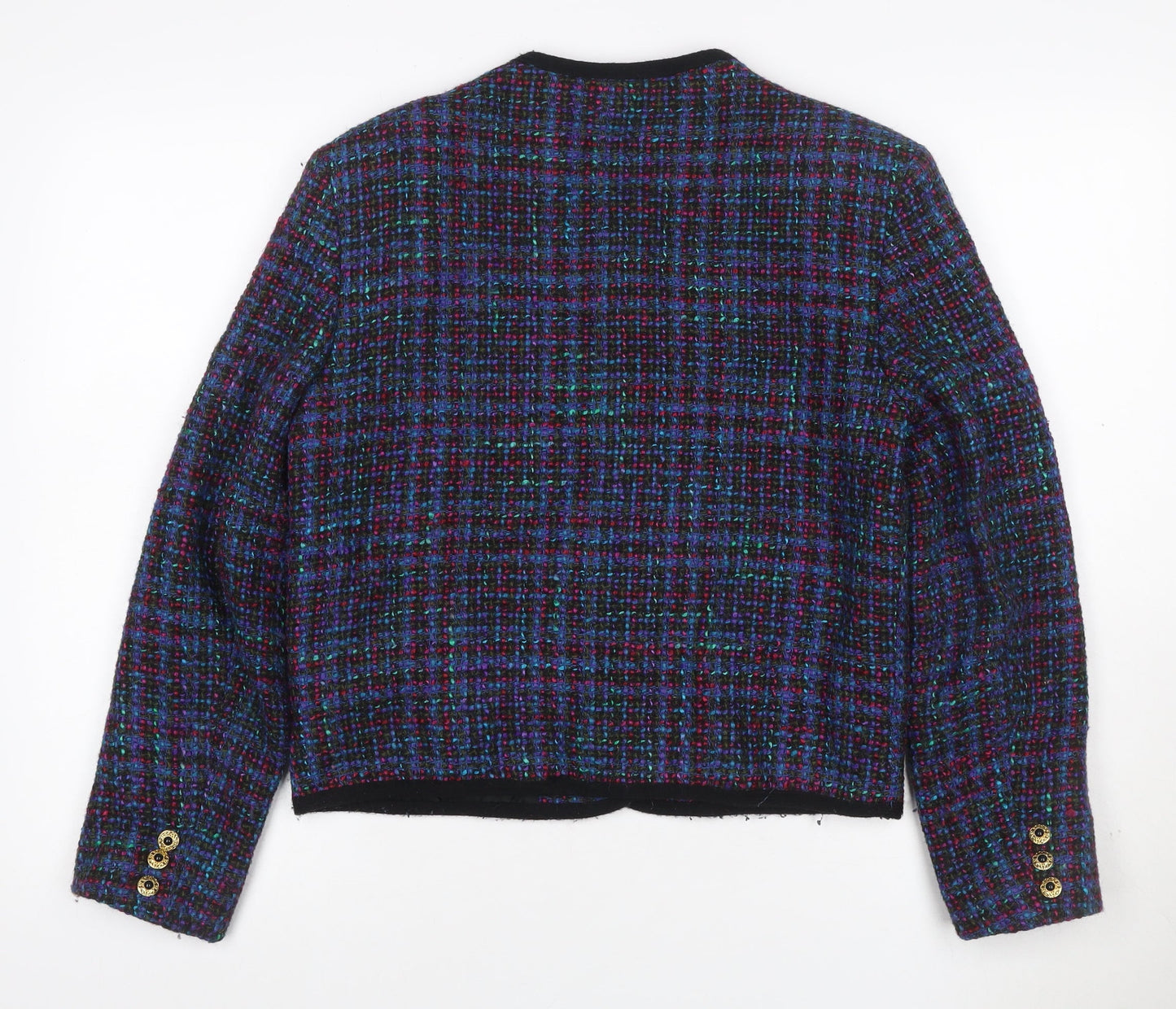 Next Originals Women’s Multicoloured Tweed Blazer Jacket UK 12 Wool
